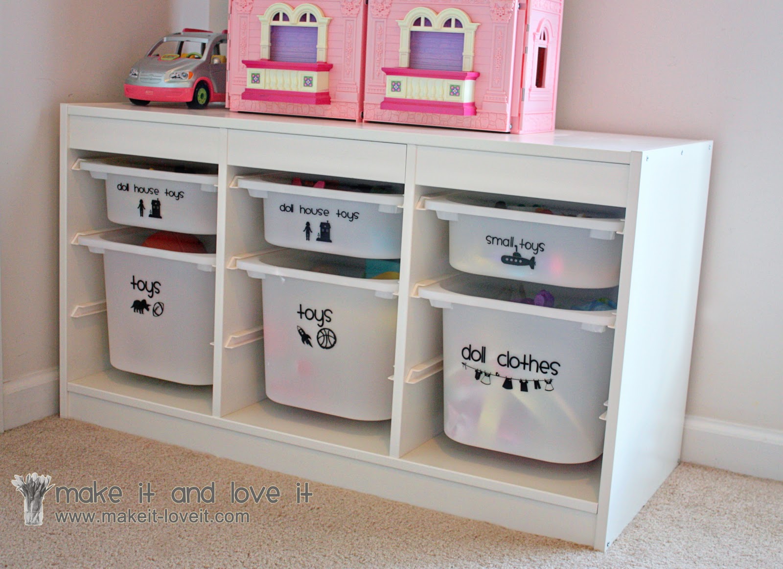 Decorate My Home Part 22   Toy Bin Labeling   Make It And Love It