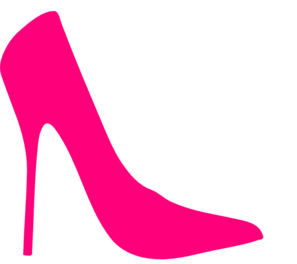 Pink White Heels Clip Art At Clker Com   Vector Clip Art Online