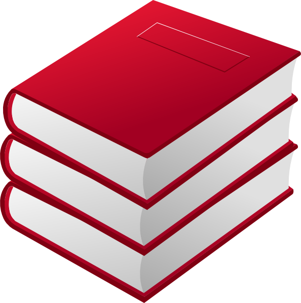 Red Books Pile Clip Art At Clker Com   Vector Clip Art Online Royalty