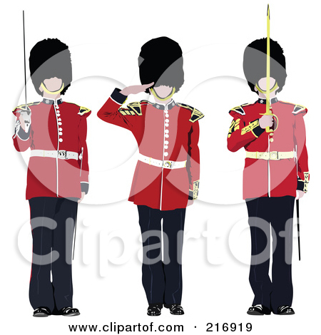Royalty Free  Rf  Clipart Illustration Of A London Guard   3 By Leonid