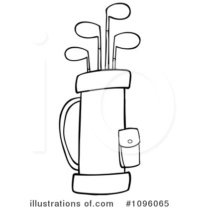 Royalty Free Rf Golf Bag Clipart Illustration By Hit Toon Stock