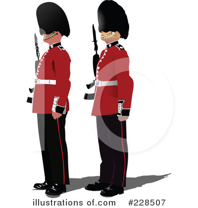 Royalty Free  Rf  London Guard Clipart Illustration By Leonid   Stock
