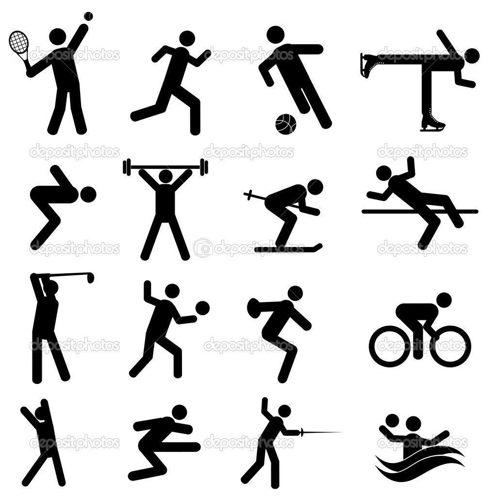 Sports And Athletics Icons   Stock Vector   Soleilc  9720468