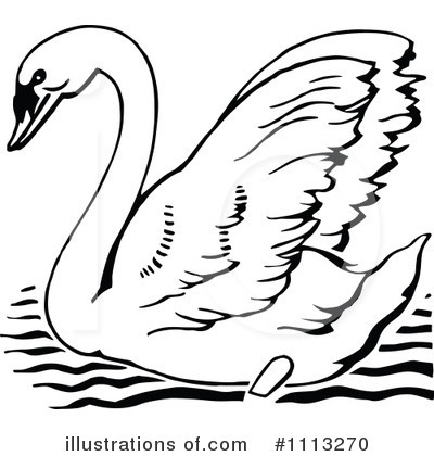 Swan Clipart  1113270   Illustration By Prawny Vintage