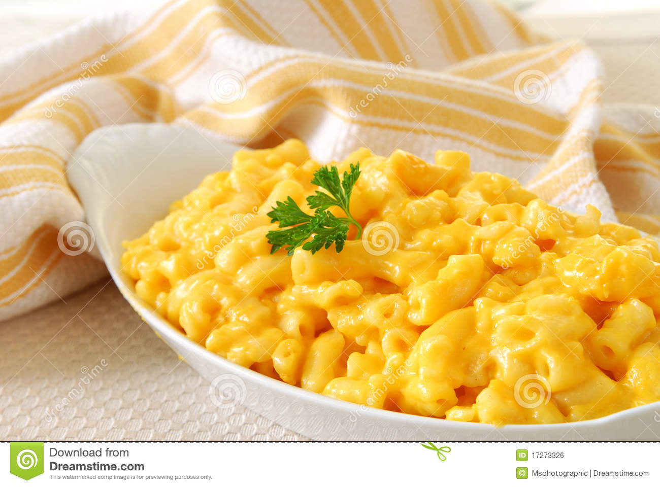 Bowl Of Macaroni And Cheese Royalty Free Stock Image   Image  17273326