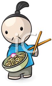Cartoon Noodle Bowl