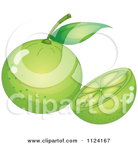 Cartoon Of A Cheering Lime   Royalty Free Vector Clipart By Colematt