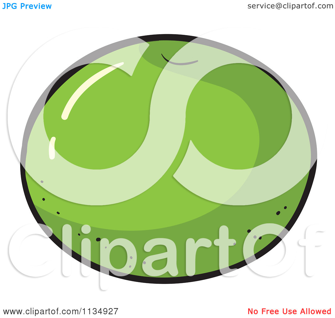 Cartoon Of A Lime   Royalty Free Vector Clipart By Colematt