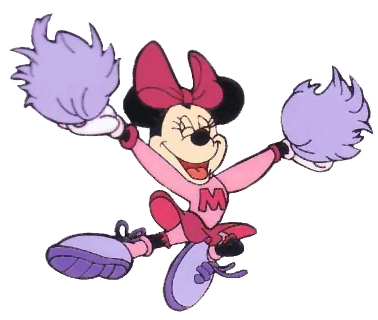 Clipart Cartoons Minnie Mouse Cheerleading Pic  18