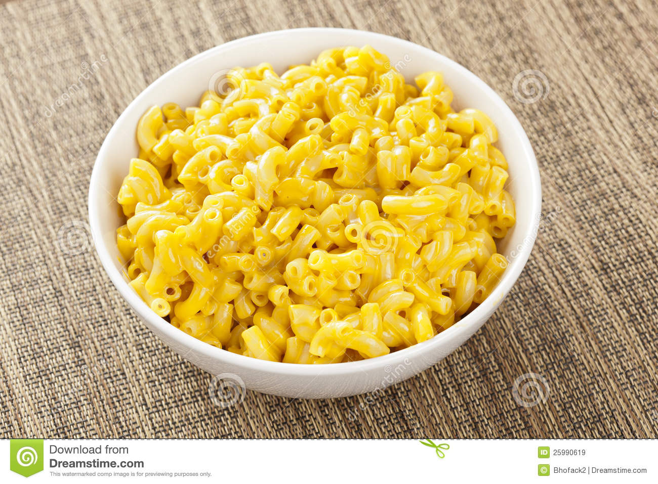 Macaroni And Cheese In A Bowl Royalty Free Stock Images   Image    