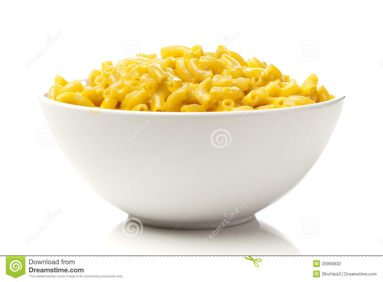 Macaroni And Cheese In A Bowl Stock Photography   Image  25990832