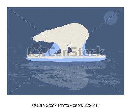 Polar Bear Illustration   Csp13229618
