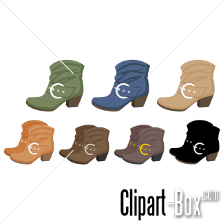 Related Ankle Boots Cliparts