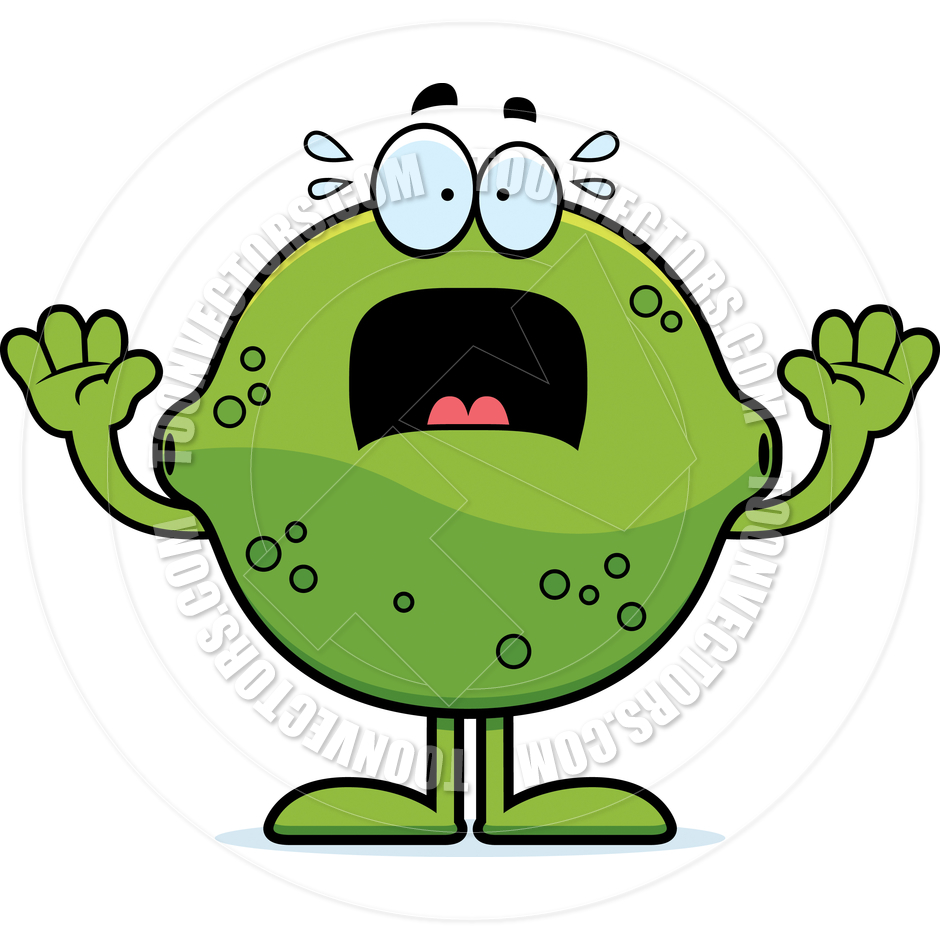 Scared Cartoon Lime By Cory Thoman   Toon Vectors Eps  19417