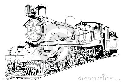 Steam Engine Powered Train Royalty Free Stock Photos   Image  5794378