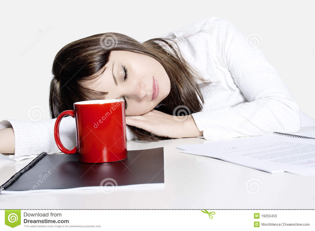 Woman Sleeping At Desk Clipart Business Woman Sleeping At Her