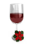 Christmas Wine   Clipart Graphic