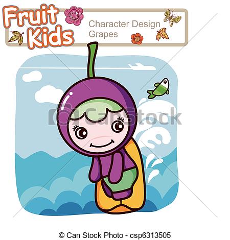 Clipart Vector Of Active Child Wakeboard   Illustration Of Active Kid