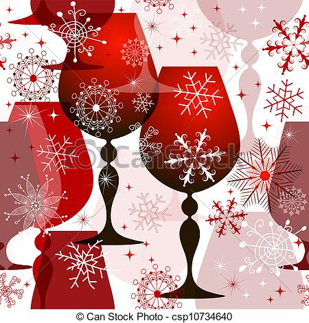 Eps Vector Of Christmas Red White Seamless Pattern   Christmas    