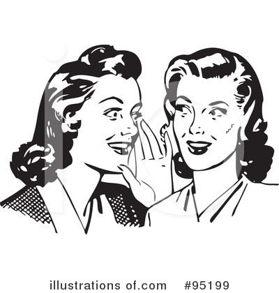 Gossip Clipart  95199 By Bestvector   Royalty Free  Rf  Stock    
