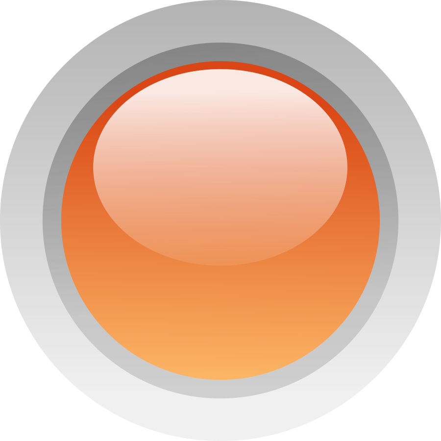 Led Circle Orange 900px Clipart