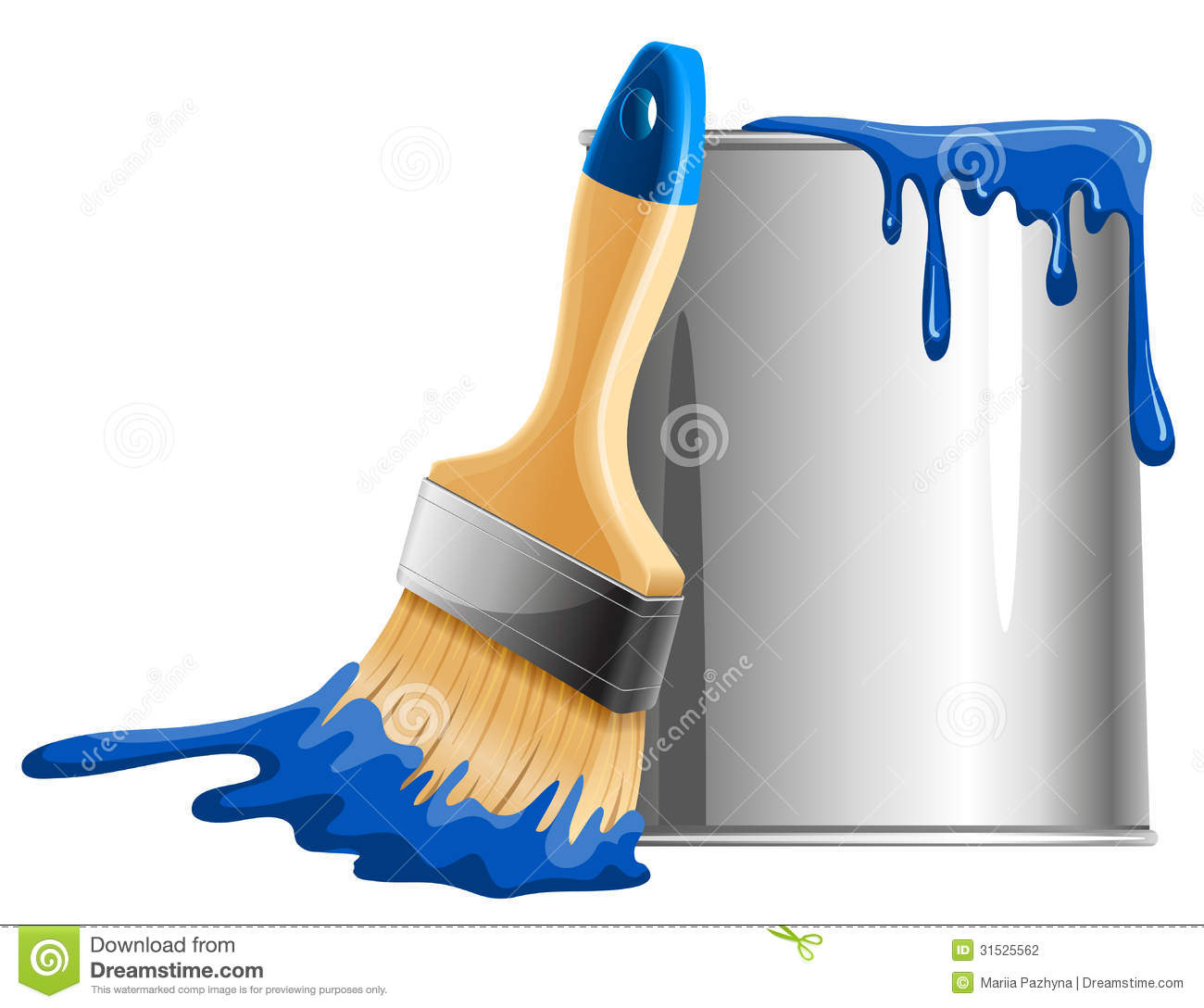 Paint Bucket And Brush   Clipart Panda   Free Clipart Images
