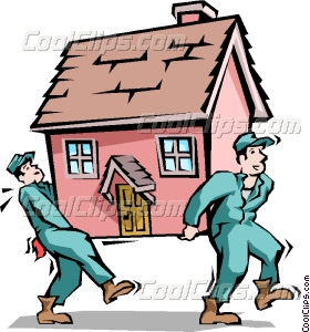 People Moving Out Clipart Handymen Moving House