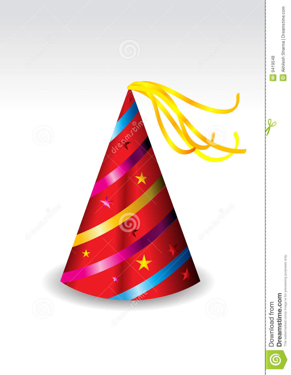 Red Birthday Hat Clipart Illustration Of A Red Party