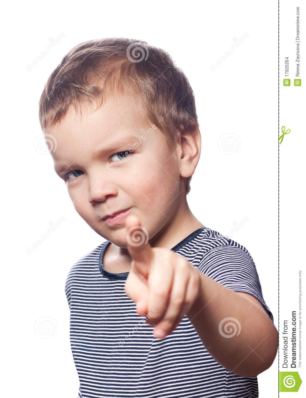 Small Boy Points His Finger Stock Images   Image  17925264