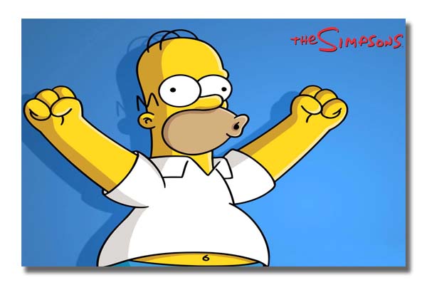 The Simpsons Homer Woo Hoo Animated Cartoon Clipart