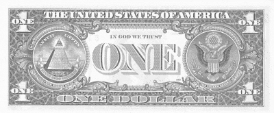 Us Currency Us 1dollar Back A Public Domain Png Image