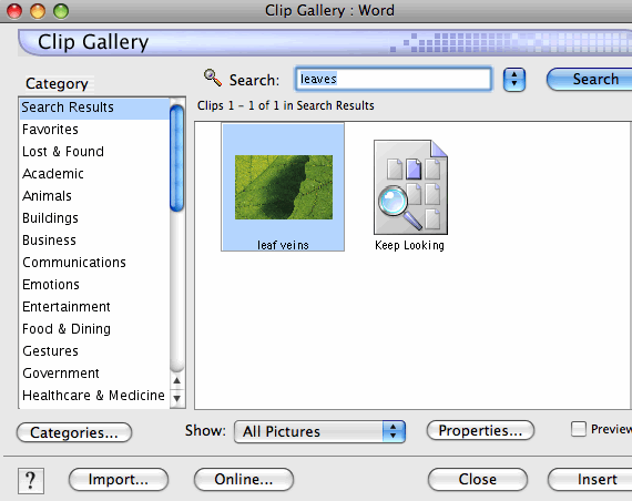 At The Bottom Of The Clip Gallery Dialog Box Click Online