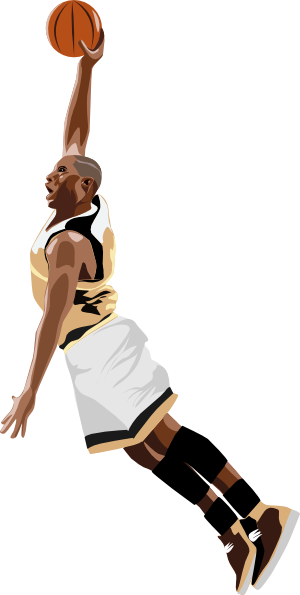 Basketball Slamdunk Clip Art At Clker Com   Vector Clip Art Online    