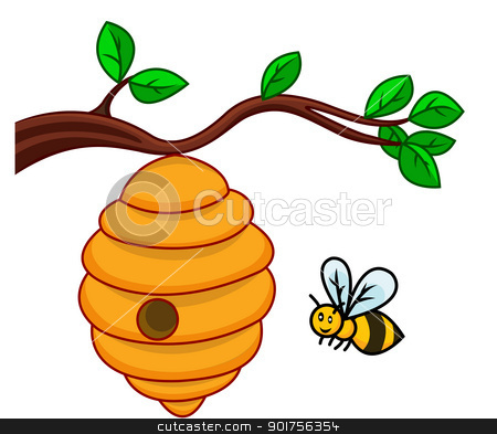 Bee Hive Free Clipart   Cliparthut   Free Clipart