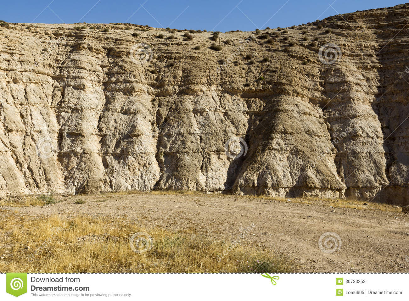 Desert Canyon Of Wadi Kelt Stock Photos   Image  30733253