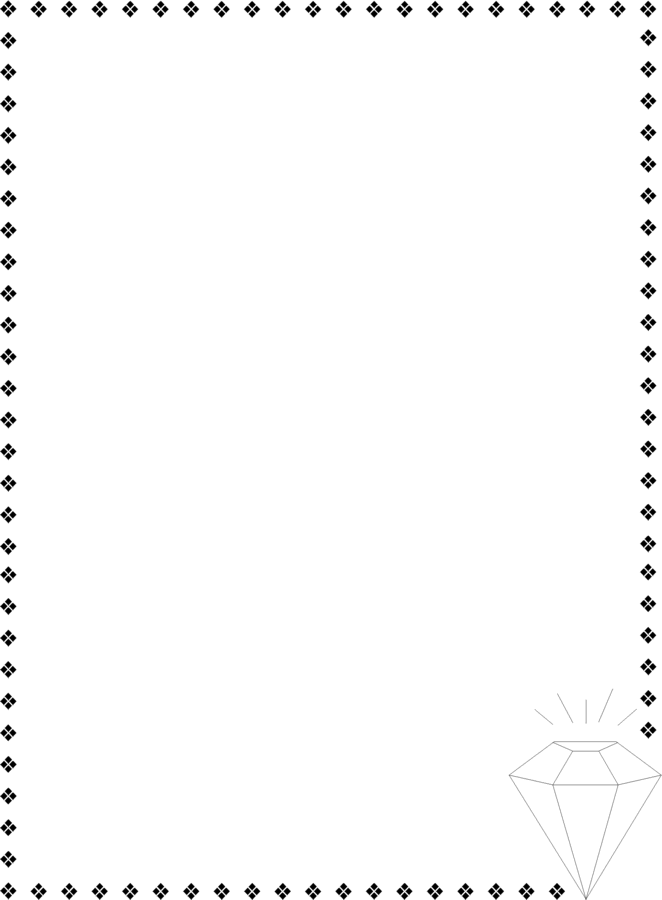 Free Printable Borders   Full Page Designs   Page 2