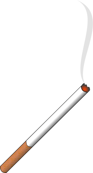 Lit Cigarette With Smoke   Http   Www Wpclipart Com Recreation Smoke