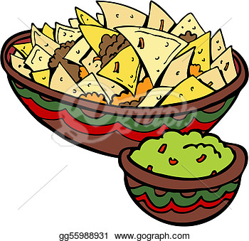 Nachos Tortilla Chips  Stock Clipart Illustration Gg55988931   Gograph