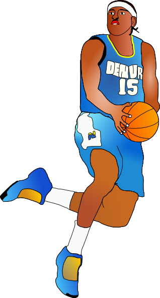 Nba Players Cartoon Basketball Player Clip 