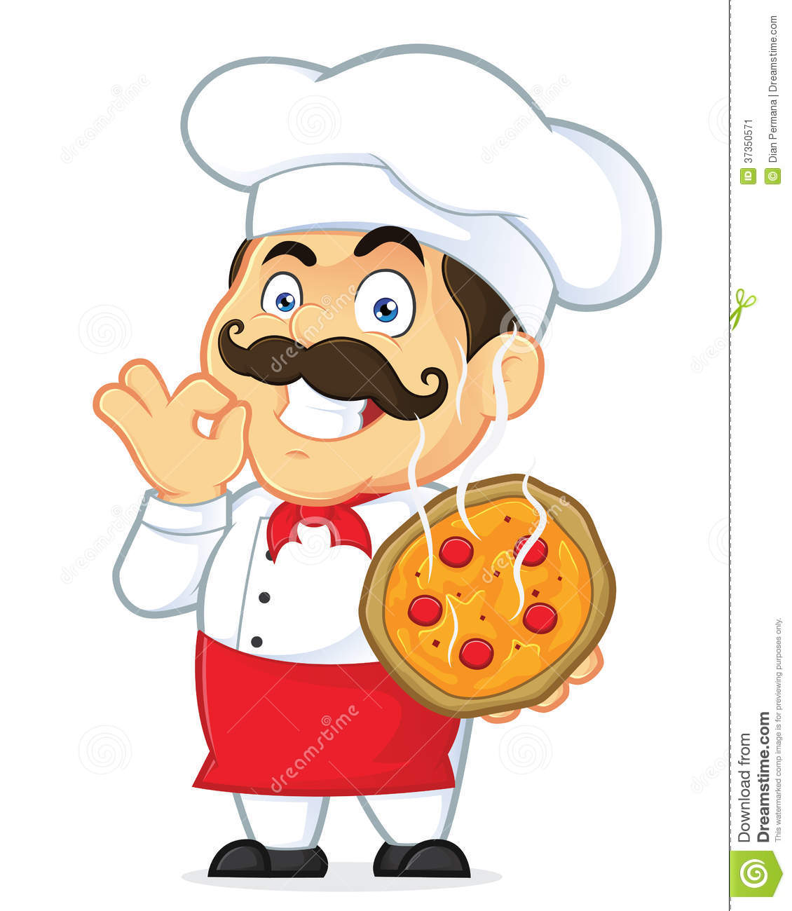 Pizza Chef Clipart Picture Cartoon Character 37350571 Jpg