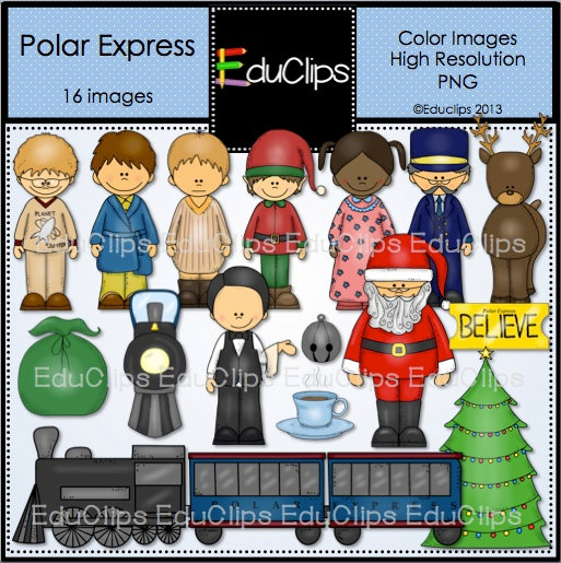 Polar Express Clip Art