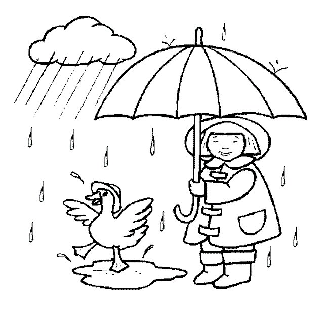 Rainy Season Coloring Pages   Coloring Pages