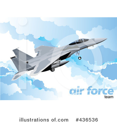 Royalty Free  Rf  Air Force Clipart Illustration By Leonid   Stock