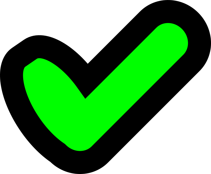 Tick By Mcol   A Green Check Mark