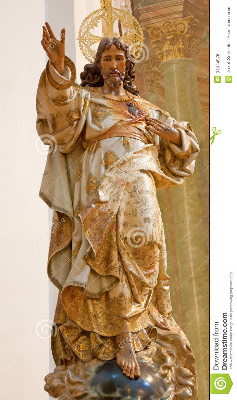 Toledo   Resurrected Christ Statue From Church Iglesia De San Idefonso