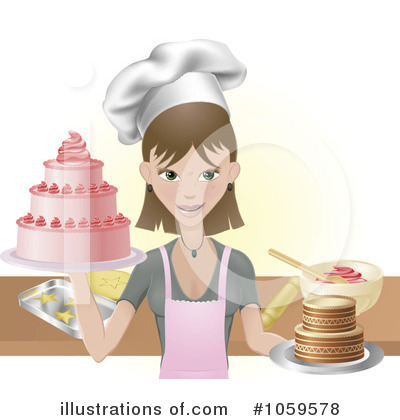 Woman Baker Clipart Baker Clipart Illustration