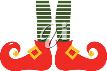 0511 1312 1112 5005 Christmas Elf Shoes Clipart Image Jpg