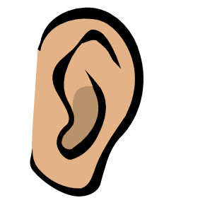     And Other Communication Disorders  Hearing Aids Drawing Of An Ear