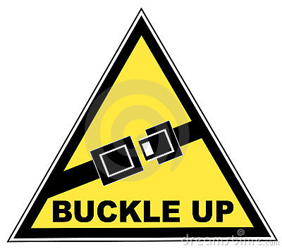 Buckle Up Seatbelt Sign Royalty Free Stock Photos   Image  5363728