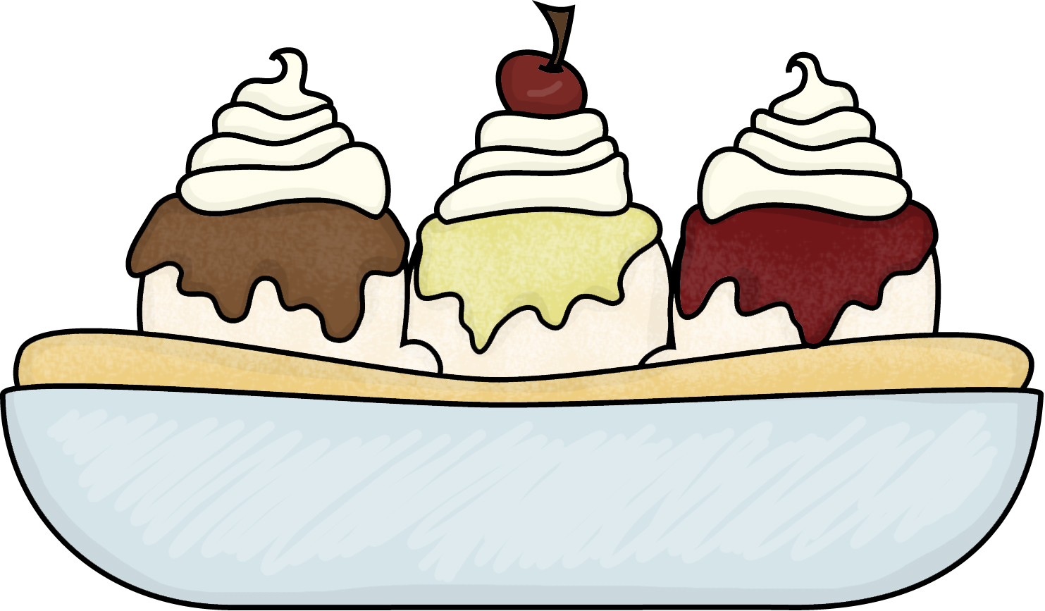 Ice Cream Scoop Clipart Png Ice Cream Sundae Clip Art